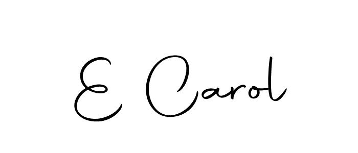 Make a beautiful signature design for name E Carol. With this signature (Autography-DOLnW) style, you can create a handwritten signature for free. E Carol signature style 10 images and pictures png