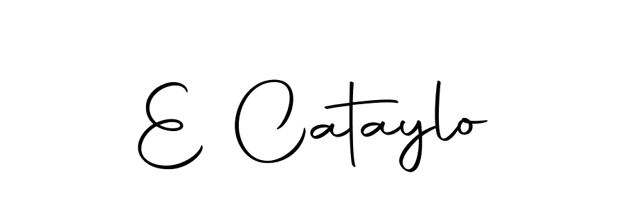 How to make E Cataylo signature? Autography-DOLnW is a professional autograph style. Create handwritten signature for E Cataylo name. E Cataylo signature style 10 images and pictures png