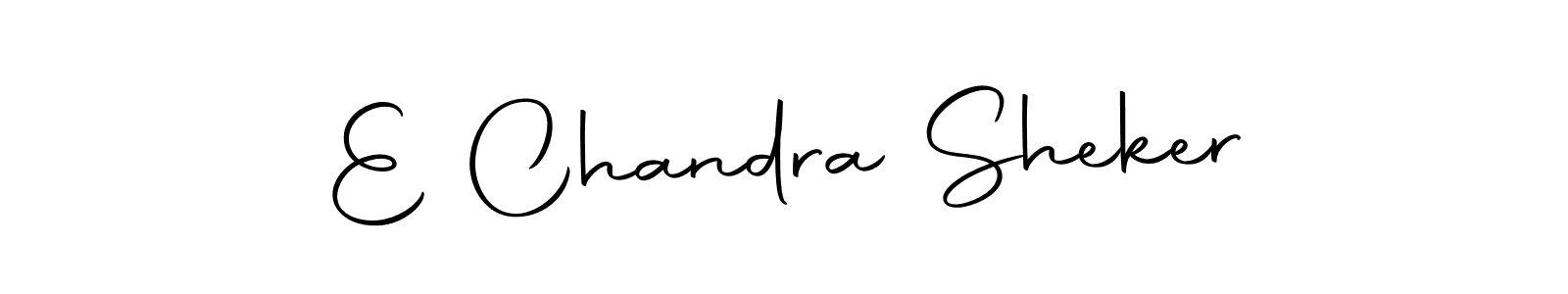 You should practise on your own different ways (Autography-DOLnW) to write your name (E Chandra Sheker) in signature. don't let someone else do it for you. E Chandra Sheker signature style 10 images and pictures png