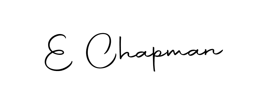 Make a beautiful signature design for name E Chapman. With this signature (Autography-DOLnW) style, you can create a handwritten signature for free. E Chapman signature style 10 images and pictures png