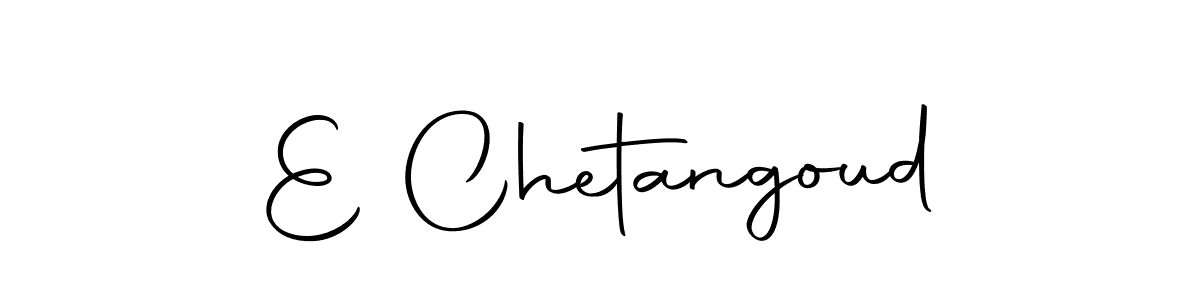This is the best signature style for the E Chetangoud name. Also you like these signature font (Autography-DOLnW). Mix name signature. E Chetangoud signature style 10 images and pictures png