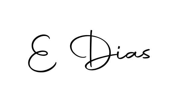 The best way (Autography-DOLnW) to make a short signature is to pick only two or three words in your name. The name E Dias include a total of six letters. For converting this name. E Dias signature style 10 images and pictures png