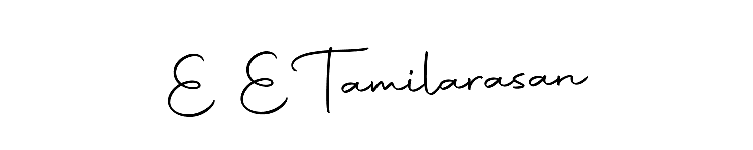 Make a beautiful signature design for name E E Tamilarasan. With this signature (Autography-DOLnW) style, you can create a handwritten signature for free. E E Tamilarasan signature style 10 images and pictures png