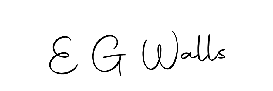 E G Walls stylish signature style. Best Handwritten Sign (Autography-DOLnW) for my name. Handwritten Signature Collection Ideas for my name E G Walls. E G Walls signature style 10 images and pictures png