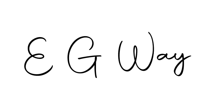 How to make E G Way signature? Autography-DOLnW is a professional autograph style. Create handwritten signature for E G Way name. E G Way signature style 10 images and pictures png