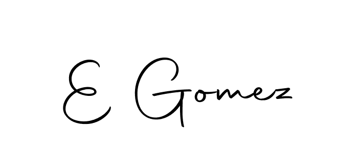 E Gomez stylish signature style. Best Handwritten Sign (Autography-DOLnW) for my name. Handwritten Signature Collection Ideas for my name E Gomez. E Gomez signature style 10 images and pictures png
