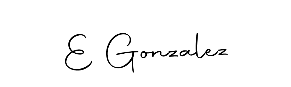 How to make E Gonzalez signature? Autography-DOLnW is a professional autograph style. Create handwritten signature for E Gonzalez name. E Gonzalez signature style 10 images and pictures png