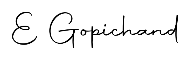 Generate high-definition signature styles for E Gopichand. The Autography-DOLnW typeface ensures crisp legibility and sophisticated design. E Gopichand signature style 10 images and pictures png