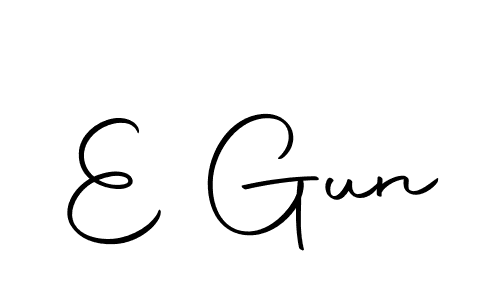 Design your own signature with our free online signature maker. With this signature software, you can create a handwritten (Autography-DOLnW) signature for name E Gun. E Gun signature style 10 images and pictures png