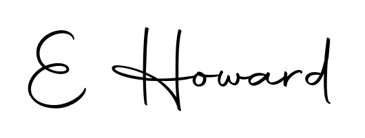 Make a beautiful signature design for name E Howard. Use this online signature maker to create a handwritten signature for free. E Howard signature style 10 images and pictures png