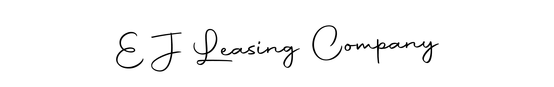 How to make E J Leasing Company signature? Autography-DOLnW is a professional autograph style. Create handwritten signature for E J Leasing Company name. E J Leasing Company signature style 10 images and pictures png
