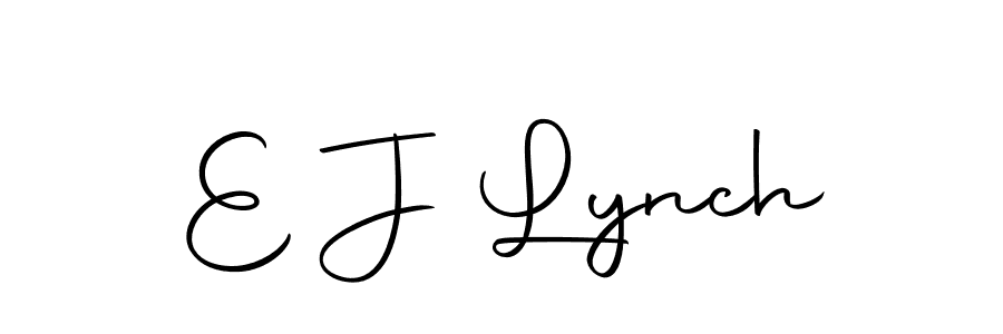 Autography-DOLnW is a professional signature style that is perfect for those who want to add a touch of class to their signature. It is also a great choice for those who want to make their signature more unique. Get E J Lynch name to fancy signature for free. E J Lynch signature style 10 images and pictures png