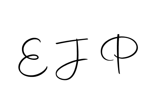 Design your own signature with our free online signature maker. With this signature software, you can create a handwritten (Autography-DOLnW) signature for name E J P. E J P signature style 10 images and pictures png