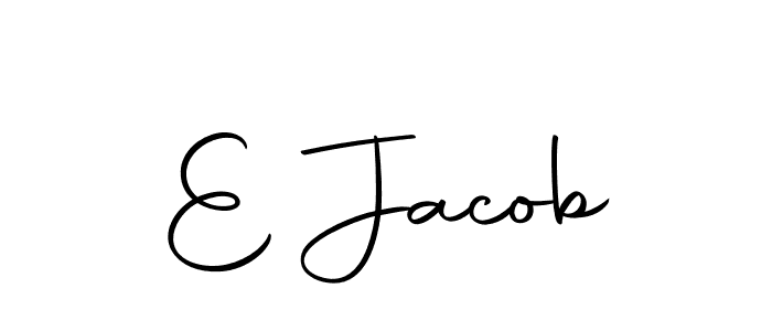 You can use this online signature creator to create a handwritten signature for the name E Jacob. This is the best online autograph maker. E Jacob signature style 10 images and pictures png