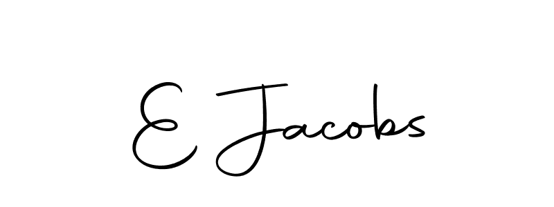 You can use this online signature creator to create a handwritten signature for the name E Jacobs. This is the best online autograph maker. E Jacobs signature style 10 images and pictures png