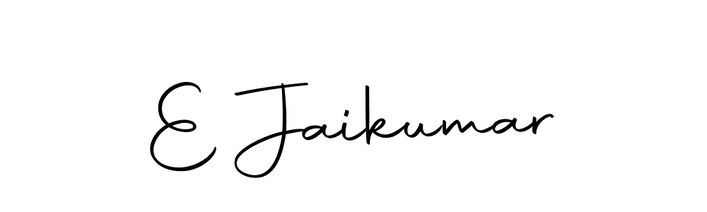 How to make E Jaikumar signature? Autography-DOLnW is a professional autograph style. Create handwritten signature for E Jaikumar name. E Jaikumar signature style 10 images and pictures png