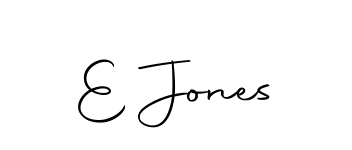 You can use this online signature creator to create a handwritten signature for the name E Jones. This is the best online autograph maker. E Jones signature style 10 images and pictures png