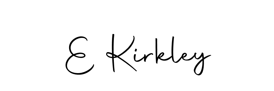 Create a beautiful signature design for name E Kirkley. With this signature (Autography-DOLnW) fonts, you can make a handwritten signature for free. E Kirkley signature style 10 images and pictures png