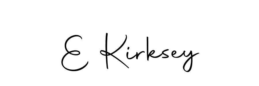 Create a beautiful signature design for name E Kirksey. With this signature (Autography-DOLnW) fonts, you can make a handwritten signature for free. E Kirksey signature style 10 images and pictures png