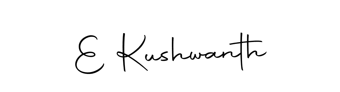 Also we have E Kushwanth name is the best signature style. Create professional handwritten signature collection using Autography-DOLnW autograph style. E Kushwanth signature style 10 images and pictures png