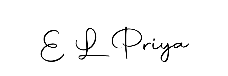 Also we have E L Priya name is the best signature style. Create professional handwritten signature collection using Autography-DOLnW autograph style. E L Priya signature style 10 images and pictures png