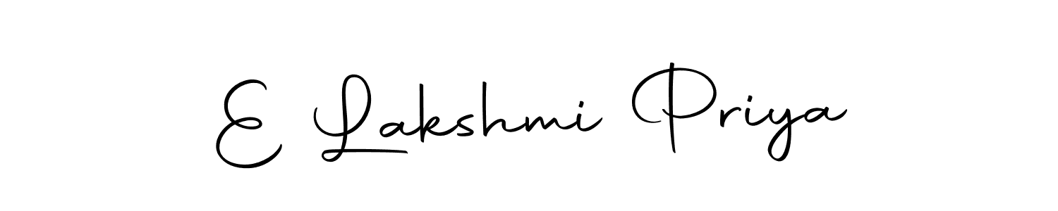 This is the best signature style for the E Lakshmi Priya name. Also you like these signature font (Autography-DOLnW). Mix name signature. E Lakshmi Priya signature style 10 images and pictures png