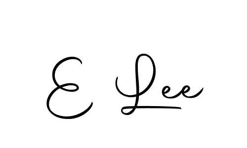 How to make E Lee signature? Autography-DOLnW is a professional autograph style. Create handwritten signature for E Lee name. E Lee signature style 10 images and pictures png