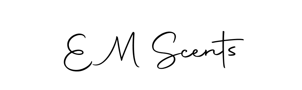 You should practise on your own different ways (Autography-DOLnW) to write your name (E M Scents) in signature. don't let someone else do it for you. E M Scents signature style 10 images and pictures png