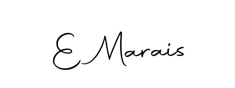 This is the best signature style for the E Marais name. Also you like these signature font (Autography-DOLnW). Mix name signature. E Marais signature style 10 images and pictures png