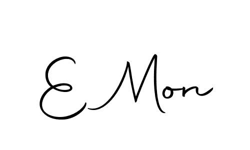 Use a signature maker to create a handwritten signature online. With this signature software, you can design (Autography-DOLnW) your own signature for name E Mon. E Mon signature style 10 images and pictures png