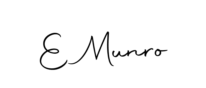 if you are searching for the best signature style for your name E Munro. so please give up your signature search. here we have designed multiple signature styles  using Autography-DOLnW. E Munro signature style 10 images and pictures png