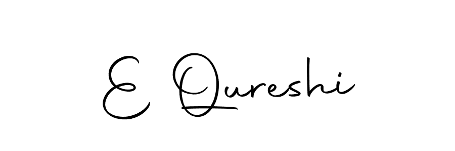 Use a signature maker to create a handwritten signature online. With this signature software, you can design (Autography-DOLnW) your own signature for name E Qureshi. E Qureshi signature style 10 images and pictures png