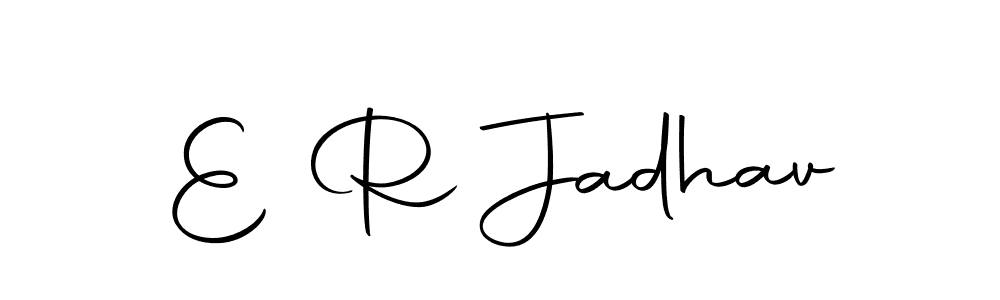 It looks lik you need a new signature style for name E R Jadhav. Design unique handwritten (Autography-DOLnW) signature with our free signature maker in just a few clicks. E R Jadhav signature style 10 images and pictures png