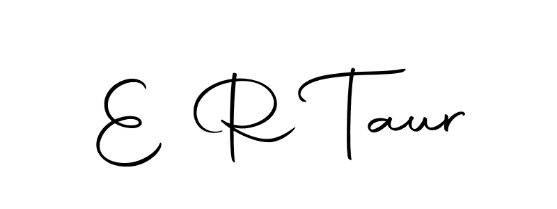 Design your own signature with our free online signature maker. With this signature software, you can create a handwritten (Autography-DOLnW) signature for name E R Taur. E R Taur signature style 10 images and pictures png