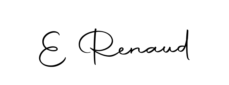 Create a beautiful signature design for name E Renaud. With this signature (Autography-DOLnW) fonts, you can make a handwritten signature for free. E Renaud signature style 10 images and pictures png