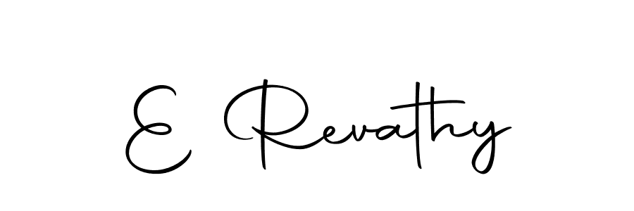 Make a beautiful signature design for name E Revathy. With this signature (Autography-DOLnW) style, you can create a handwritten signature for free. E Revathy signature style 10 images and pictures png