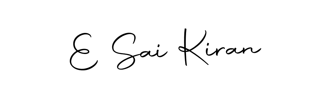 How to make E Sai Kiran signature? Autography-DOLnW is a professional autograph style. Create handwritten signature for E Sai Kiran name. E Sai Kiran signature style 10 images and pictures png