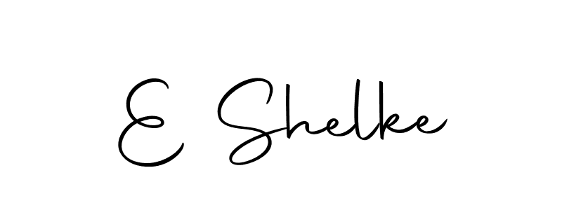 Create a beautiful signature design for name E Shelke. With this signature (Autography-DOLnW) fonts, you can make a handwritten signature for free. E Shelke signature style 10 images and pictures png