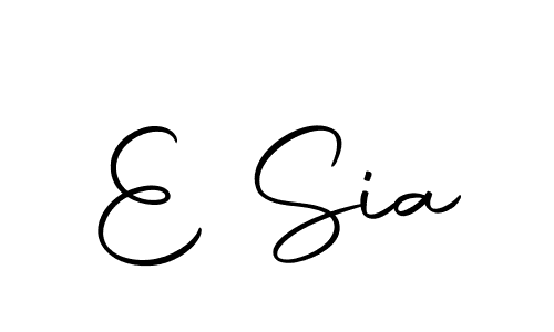 Here are the top 10 professional signature styles for the name E Sia. These are the best autograph styles you can use for your name. E Sia signature style 10 images and pictures png