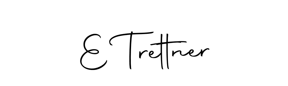 You can use this online signature creator to create a handwritten signature for the name E Trettner. This is the best online autograph maker. E Trettner signature style 10 images and pictures png