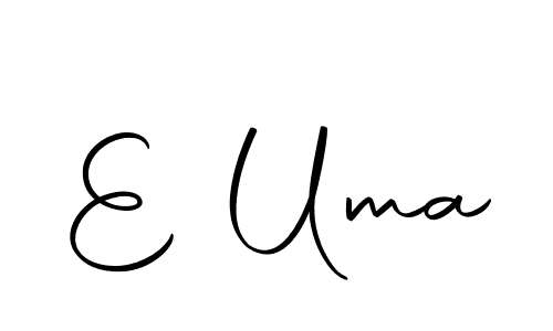 How to make E Uma signature? Autography-DOLnW is a professional autograph style. Create handwritten signature for E Uma name. E Uma signature style 10 images and pictures png