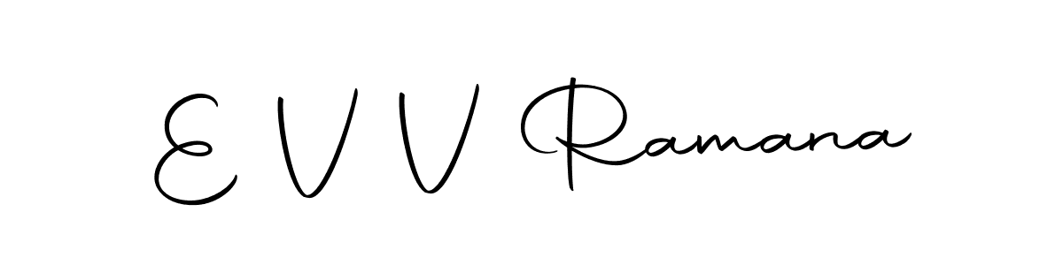 if you are searching for the best signature style for your name E V V Ramana. so please give up your signature search. here we have designed multiple signature styles  using Autography-DOLnW. E V V Ramana signature style 10 images and pictures png
