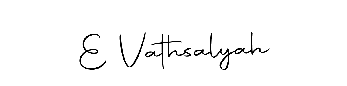 How to make E Vathsalyah signature? Autography-DOLnW is a professional autograph style. Create handwritten signature for E Vathsalyah name. E Vathsalyah signature style 10 images and pictures png