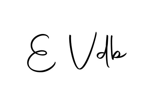 Use a signature maker to create a handwritten signature online. With this signature software, you can design (Autography-DOLnW) your own signature for name E Vdb. E Vdb signature style 10 images and pictures png