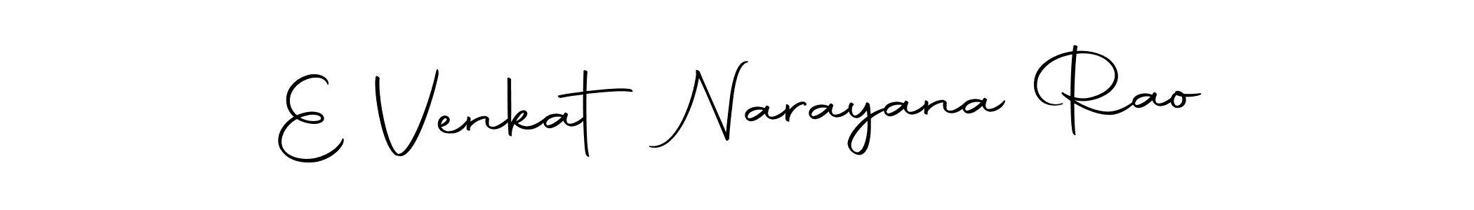 The best way (Autography-DOLnW) to make a short signature is to pick only two or three words in your name. The name E Venkat Narayana Rao include a total of six letters. For converting this name. E Venkat Narayana Rao signature style 10 images and pictures png