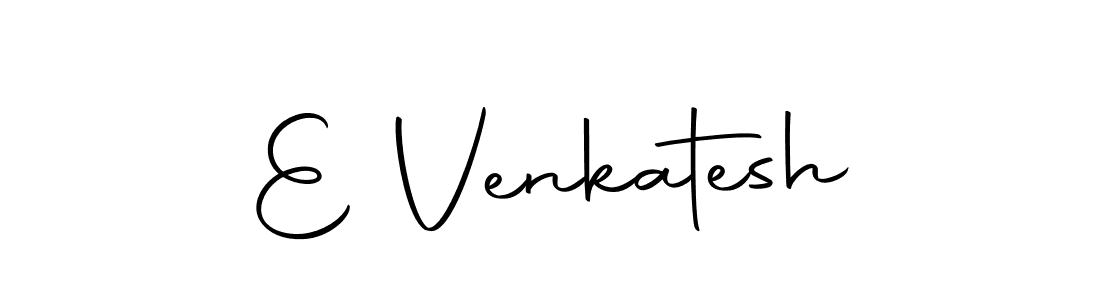 Make a beautiful signature design for name E Venkatesh. Use this online signature maker to create a handwritten signature for free. E Venkatesh signature style 10 images and pictures png