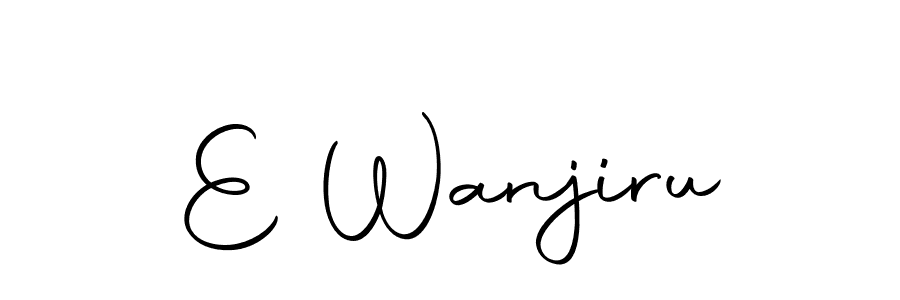 Autography-DOLnW is a professional signature style that is perfect for those who want to add a touch of class to their signature. It is also a great choice for those who want to make their signature more unique. Get E Wanjiru name to fancy signature for free. E Wanjiru signature style 10 images and pictures png