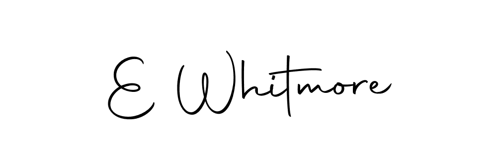 Make a beautiful signature design for name E Whitmore. With this signature (Autography-DOLnW) style, you can create a handwritten signature for free. E Whitmore signature style 10 images and pictures png