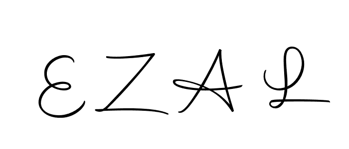 Design your own signature with our free online signature maker. With this signature software, you can create a handwritten (Autography-DOLnW) signature for name E Z A L. E Z A L signature style 10 images and pictures png