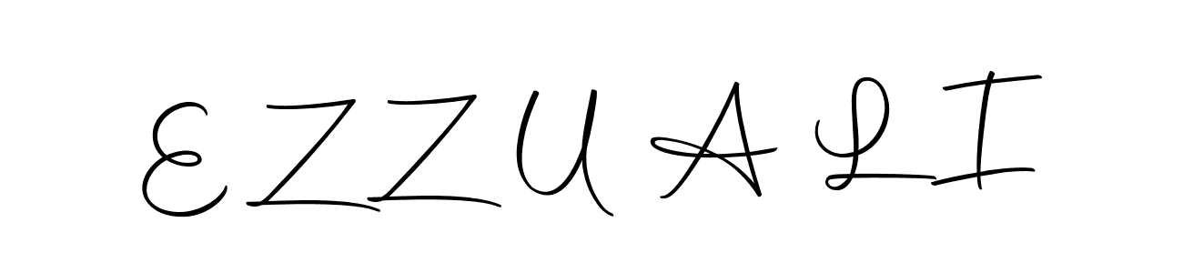 Create a beautiful signature design for name E Z Z U A L I. With this signature (Autography-DOLnW) fonts, you can make a handwritten signature for free. E Z Z U A L I signature style 10 images and pictures png